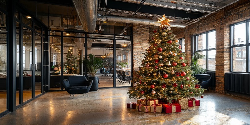 Choinki Gigant do biur - jak stworzyć świąteczną atmosferę?